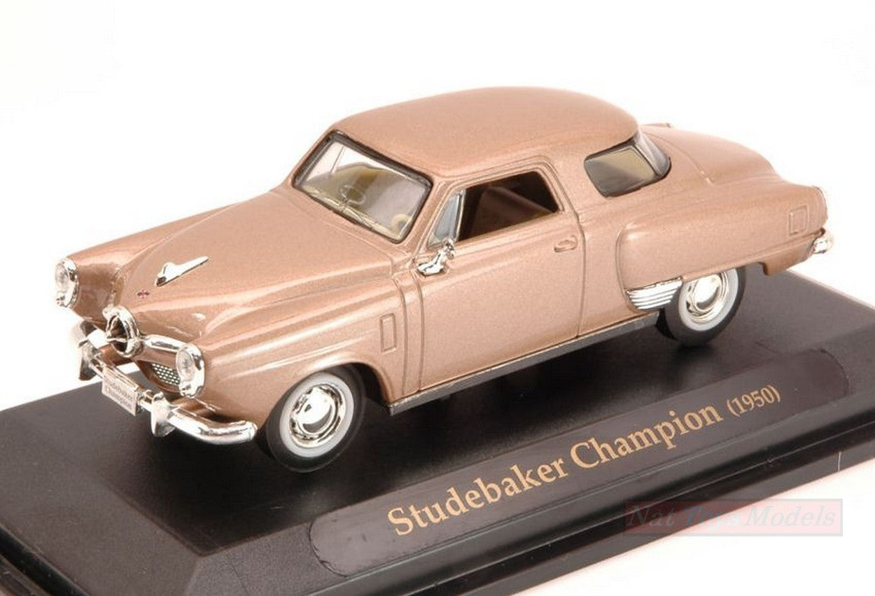 MODELLINO IN SCALA COMPATIBILE CON STUDEBAKER CHAMPION 1950 BRONZE MET.1:43 YAT MING YM94249BR
