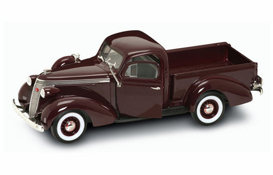 MODELLINO IN SCALA COMPATIBILE CON STUDEBAKER COUPE' PICK UP 1937 BORDEAUX 1:18 YAT MING YM92458BG