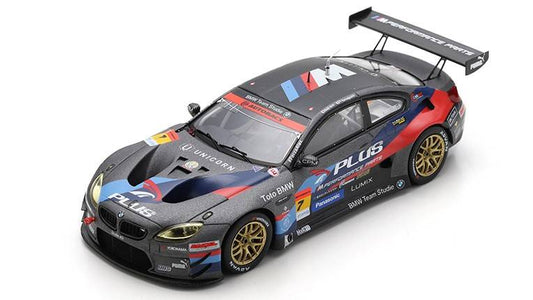 SCALE MODEL COMPATIBLE WITH STUDIE BMW M6 N.7 GT300 SUPER GT2020 S.ARA-T.YAMAGUCHI 1:43 SPARK MODEL SGT005