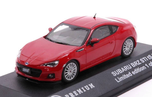 MODELLINO IN SCALA COMPATIBILE CON SUBARU BRZ STI TS 2013 RED1:43 TRIPLE 9 T9P-10021