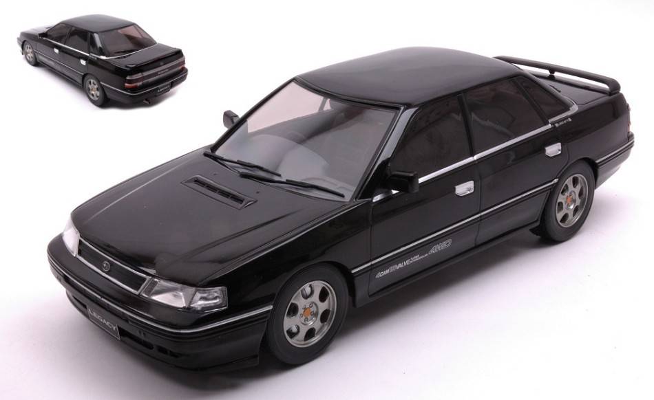 SCALE MODEL COMPATIBLE WITH SUBARU LEGACY RS 1991 BLACK 1:18
 IXO MODEL 18CMC131A