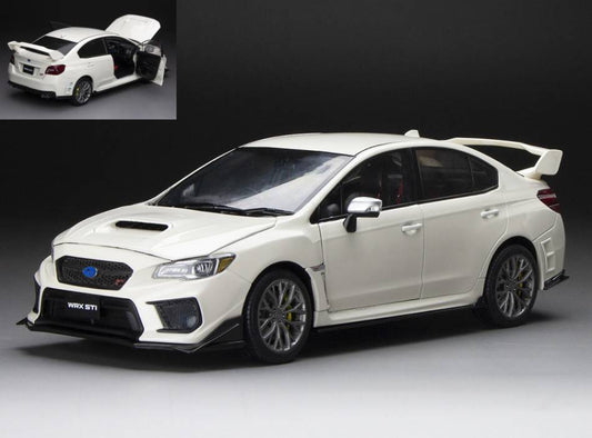 MODELLINO IN SCALA COMPATIBILE CON SUBARU WRX CHALLENGE PACKAGE 2018 CRYSTAL WHITE PEARL 1:18 SUNSTAR SS5556