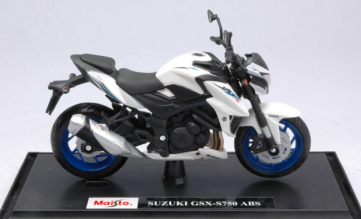 MODELLINO IN SCALA COMPATIBILE CON SUZUKI GSX-750 ABS 1:18 MAISTO MI19133