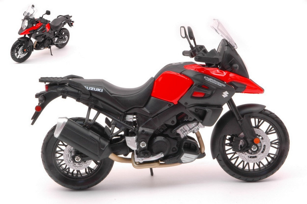 MODELE REDUIT COMPATIBLE AVEC SUZUKI V-STORM RED 1:12 MAISTO MI19130