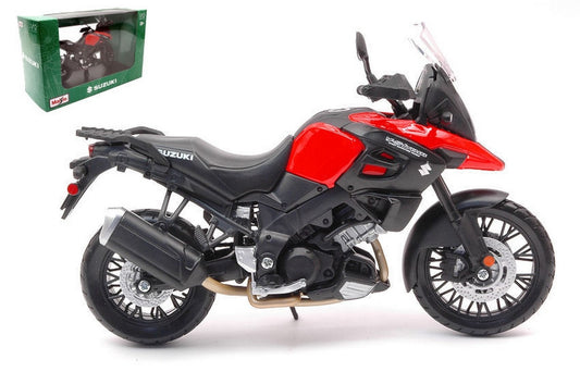 MODÈLE RÉDUIT COMPATIBLE AVEC SUZUKI V-STROM 1:12 MAISTO MI32711