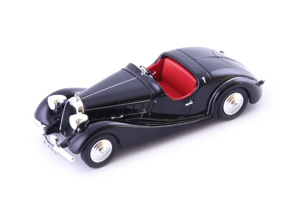 MODELLINO IN SCALA COMPATIBILE CON TALBOT LAGO T 150 C ROADSTER POURTOUT 1937 BLACK 1:43 AVENUE43 AVN60076