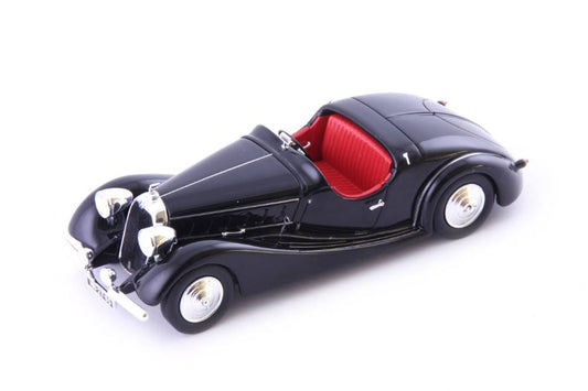 MODELLINO IN SCALA COMPATIBILE CON TALBOT LAGO T 150 C ROADSTER POURTOUT 1937 BLACK 1:43 AVENUE43 AVN60076