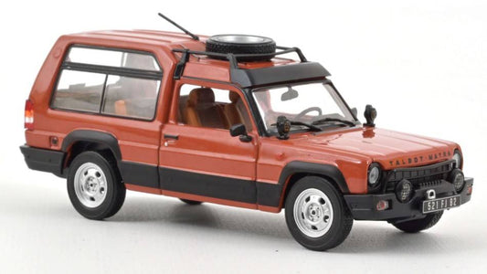 MODELLINO IN SCALA COMPATIBILE CON TALBOT MATRA RANCHO 1982 TERRE BATTUE OCHRE 1:43 NOREV NV574112