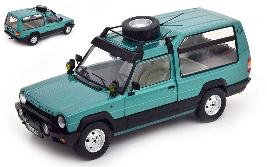 MODÈLE RÉDUIT COMPATIBLE AVEC TALBOT SIMCA RANCHO GREEN MET.1:18 KK SCALE KKDC180823