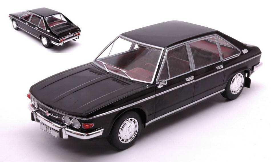 SCALE MODEL COMPATIBLE WITH TATRA 613 1973 BLACK 1:24 WHITEBOX WB124166