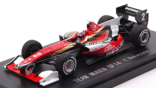 SCALE MODEL COMPATIBLE WITH TEAM MUGEN SF14 N.2 SUPER FORMULA 2014 Y.NAKAYAMA 1:43 EBBRO EB45115