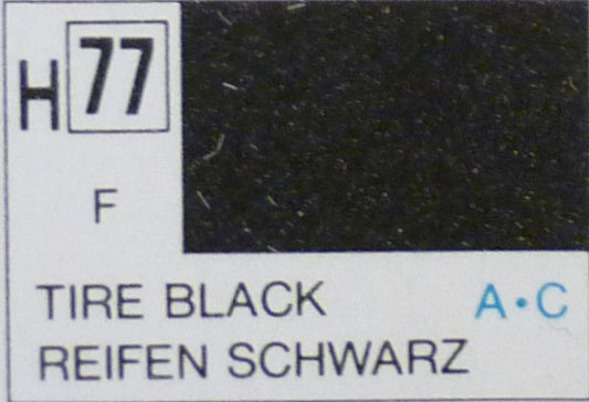 COLORI MODELLISMO TIRE BLACK MATT ml 10 Pz.6 GUNZE GU0077