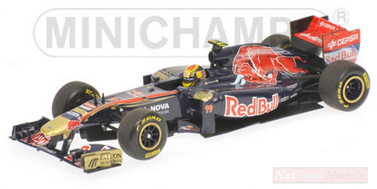 MODELLINO IN SCALA COMPATIBILE CON TORO ROSSO J.ALGUERSUARI 2011 1:43 MINICHAMPS PM410110019