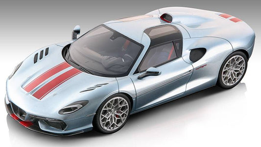 SCALE MODEL COMPATIBLE WITH TOURING SUPERLEGGERA ARESE RH95 2021 MET.SILVER 1:18 TECNOMODEL TMD18268D