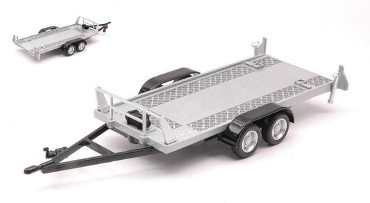 MODELLINO IN SCALA COMPATIBILE CON TOW CAR TRAILER TWO WHEELS 1:43 CARARAMA CA4-92210