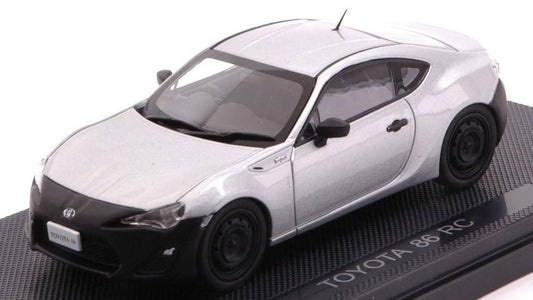 MODELLINO IN SCALA COMPATIBILE CON TOYOTA 86 RC SILVER 1:43 EBBRO EB44886 MODEL