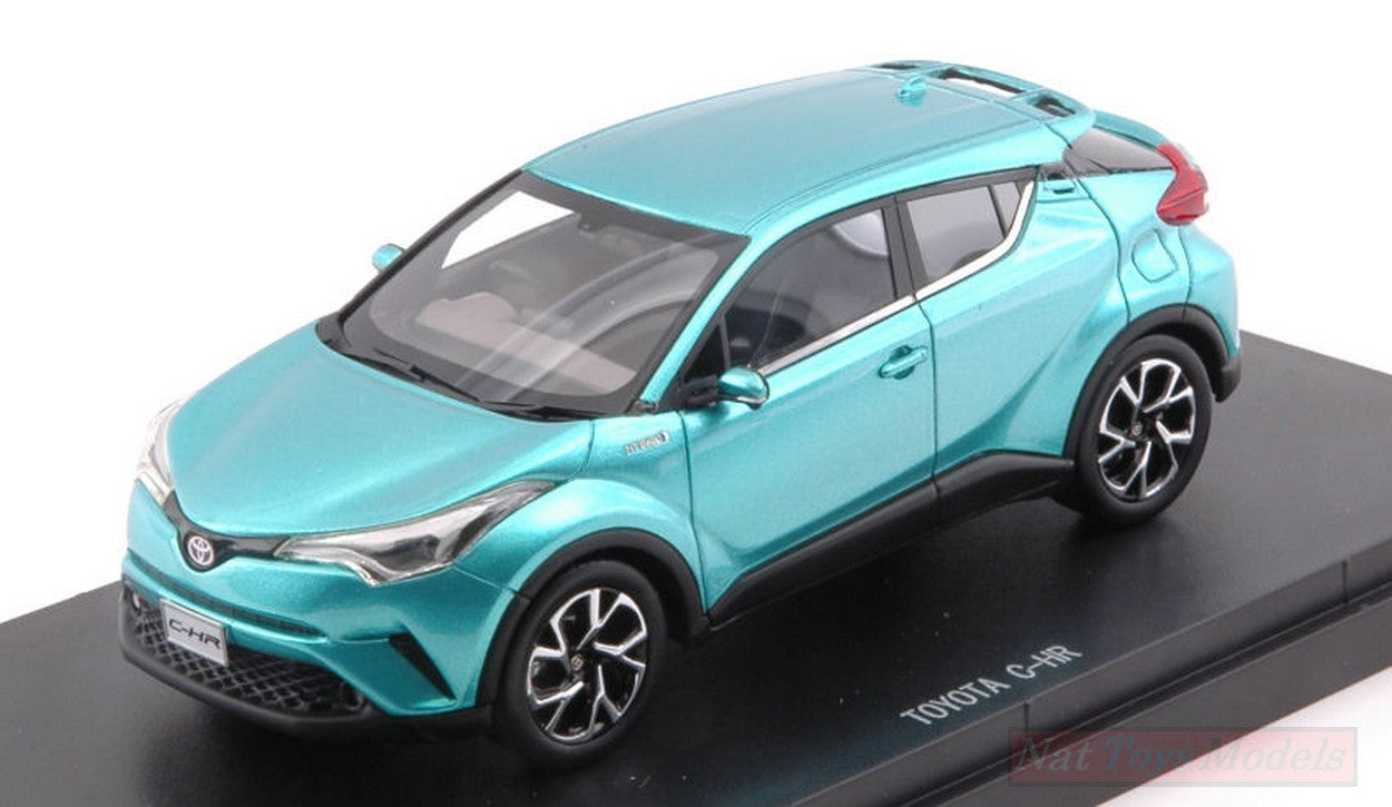 SCALE MODEL COMPATIBLE WITH TOYOTA C-HR 2016 RADIANT GREEN METALLIC 1:43 EBBRO EB45602