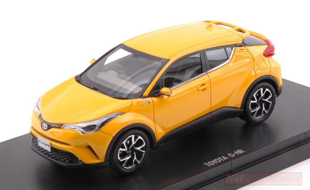 SCALE MODEL COMPATIBLE WITH TOYOTA C-HR 2016 YELLOW 1:43 EBBRO EB45601