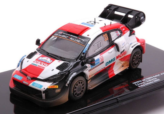 MODELE REDUIT COMPATIBLE AVEC TOYOTA GR YARIS WRC N.33 RALLY EASTLAND 2022 EVANS-MARTIN 1:43 IXO MODEL RAM860