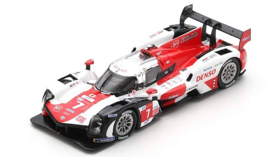SCALE MODEL COMPATIBLE WITH TOYOTA GR010 N.7 WINNER 24 H LM 2021 CONWAY-KOBAYASHI-LOPEZ 1:87 SPARK MODEL 87LM21