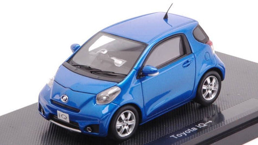 MODÈLE RÉDUIT COMPATIBLE AVEC TOYOTA IQ BLEU MÉTALLISÉ 1:43 EBBRO EB44697