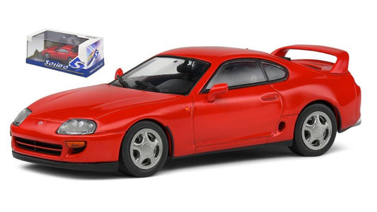 SCALE MODEL COMPATIBLE WITH TOYOTA SUPRA MK.4 2001 RED 1:43 SOLID SL4314003