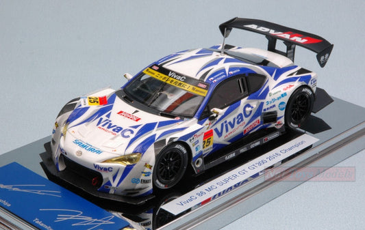 SCALE MODEL COMPATIBLE WITH TOYOTA VIVAC 86 MC N.25 WINNER SUPER GT300 2016 T.TSUCHIYA-T.MATSUI 1:43 EBBRO EB45379