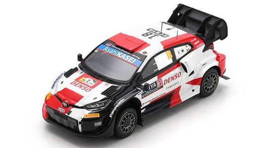 MODELE REDUIT COMPATIBLE AVEC TOYOTA YARIS N.18 3ème RALLYE SAFARI KENYA 2022 T.KATSUTA-A.JOHNSTON 1:43 SPARK MODEL S6710
