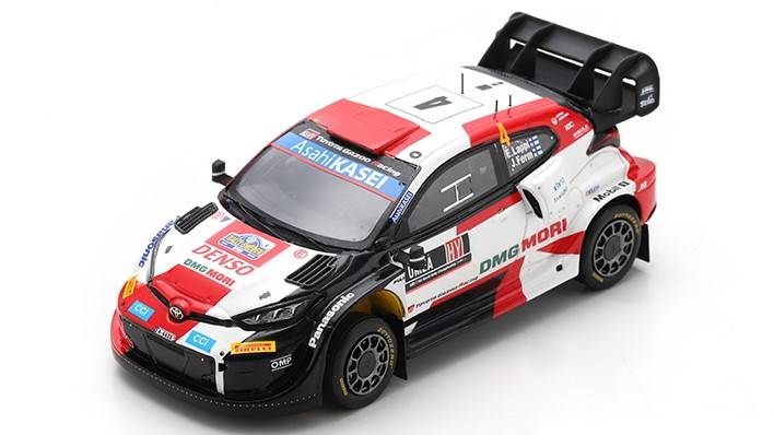 MODELE REDUIT COMPATIBLE AVEC TOYOTA YARIS N.4 3ème RALLYE DE SUÈDE 2022 E.LAPPI-J.FERM 1:43 SPARK MODEL S6712