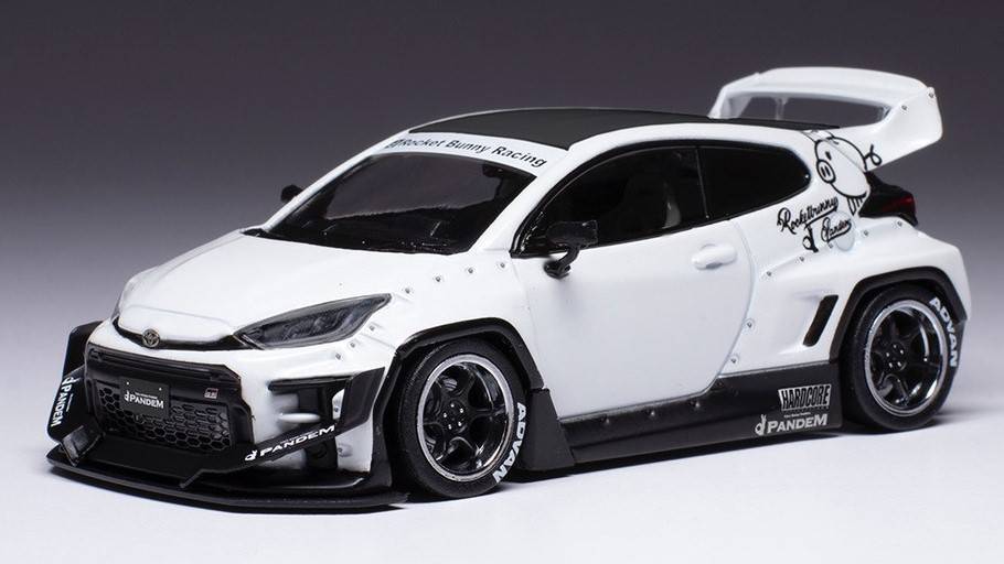 MODELLINO IN SCALA COMPATIBILE CON TOYOTA YARIS/PANDEM WHITE 1:43 IXO MODEL MOC327