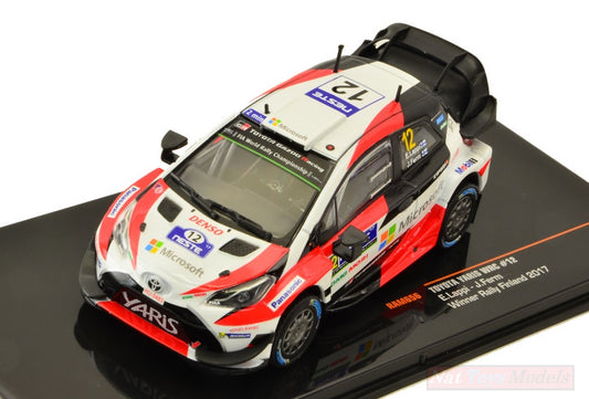 SCALE MODEL COMPATIBLE WITH TOYOTA YARIS WRC N.12 RALLY FINLAND 2017 LAPPI-FERM 1:43 IXO MODEL RAM656