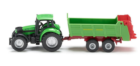 SCALE MODEL COMPATIBLE WITH SIKU SK1673 TRACTOR AND TRAILER