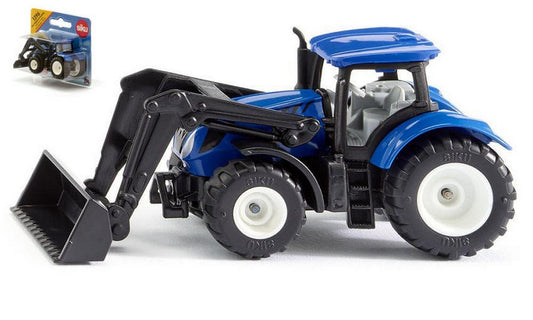 SCALE MODEL COMPATIBLE WITH HOLLAND TRACTOR + 93 mm SIKU SK1396 BUCKET