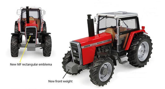 MODELLINO IN SCALA COMPATIBILE CON TRATTORE MASSEY FERGUSON 2625 1:32 UNIVERSAL HOBBIES UH6350