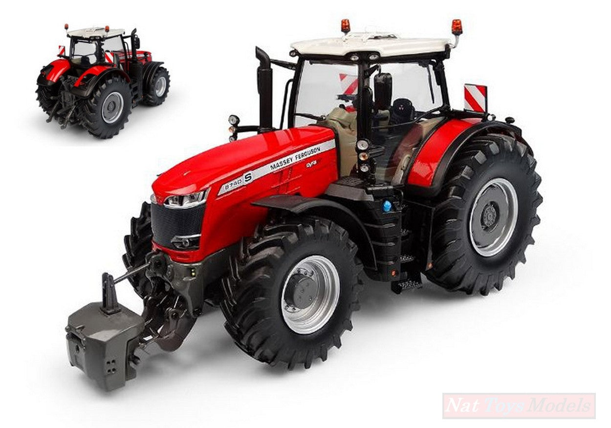 MODELLINO IN SCALA COMPATIBILE CON TRATTORE MASSEY FERGUSON 8740S 2019 VERSION 1:32 UNIVERSAL UH6216