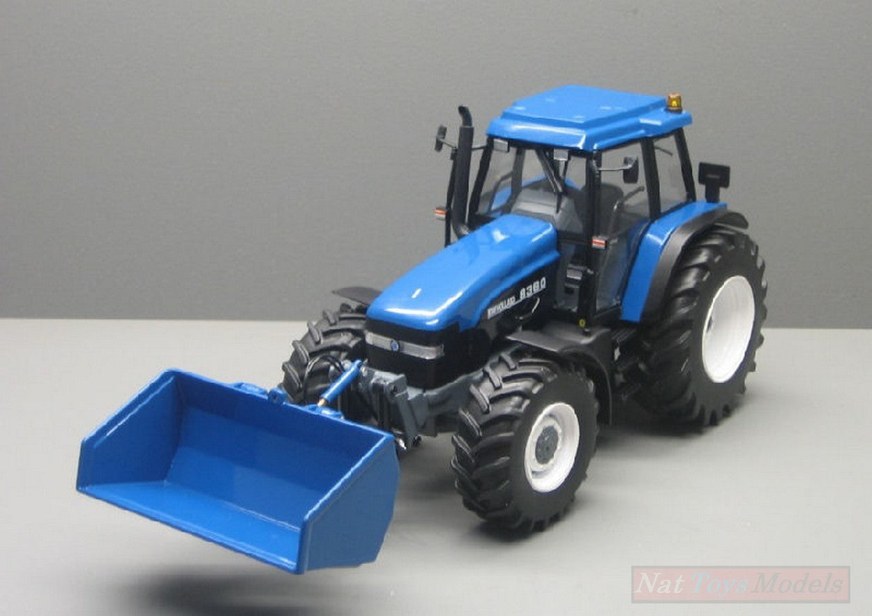 MODELE REDUIT COMPATIBLE AVEC TRACTEUR NEW HOLLAND 8360 1:32 REPLICAGRI REPLI094