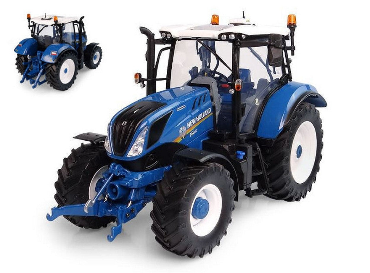 MODELLINO IN SCALA COMPATIBILE CON TRATTORE NEW HOLLAND T6.180 HERITAGE BLUE EDITION 1:32 UNIVERSAL HOBBIES UH6234