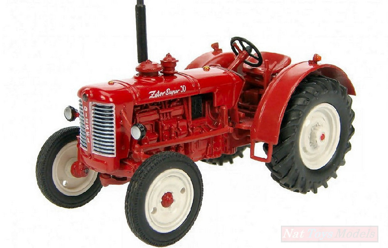 SCALE MODEL COMPATIBLE WITH ZETOR SUPER 550 TRACTOR 1962 1:43 UNIVERSAL HOBBIES UH6030