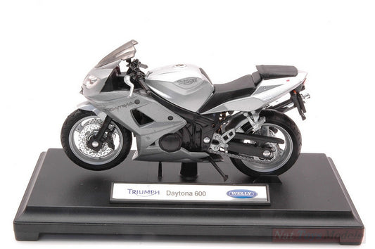 MODÈLE RÉDUIT COMPATIBLE AVEC TRIUMPH DAYTONA 600 1:18 WELLY WE12179