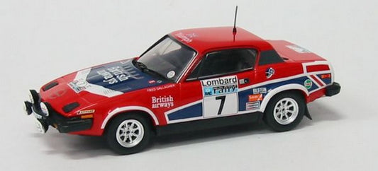 modellino IN SCALA COMPATIBILE CON TRIUMPH TR 7 N.7 4th RAC RALLY 1978 POND-GALLAGHER 1:43 TROFEU TF2003