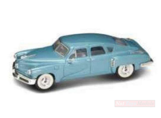 MODELLINO IN SCALA COMPATIBILE CON TUCKER TORPEDO 1948 LIGHT BLUE 1:43  YAT MING YM43201LB