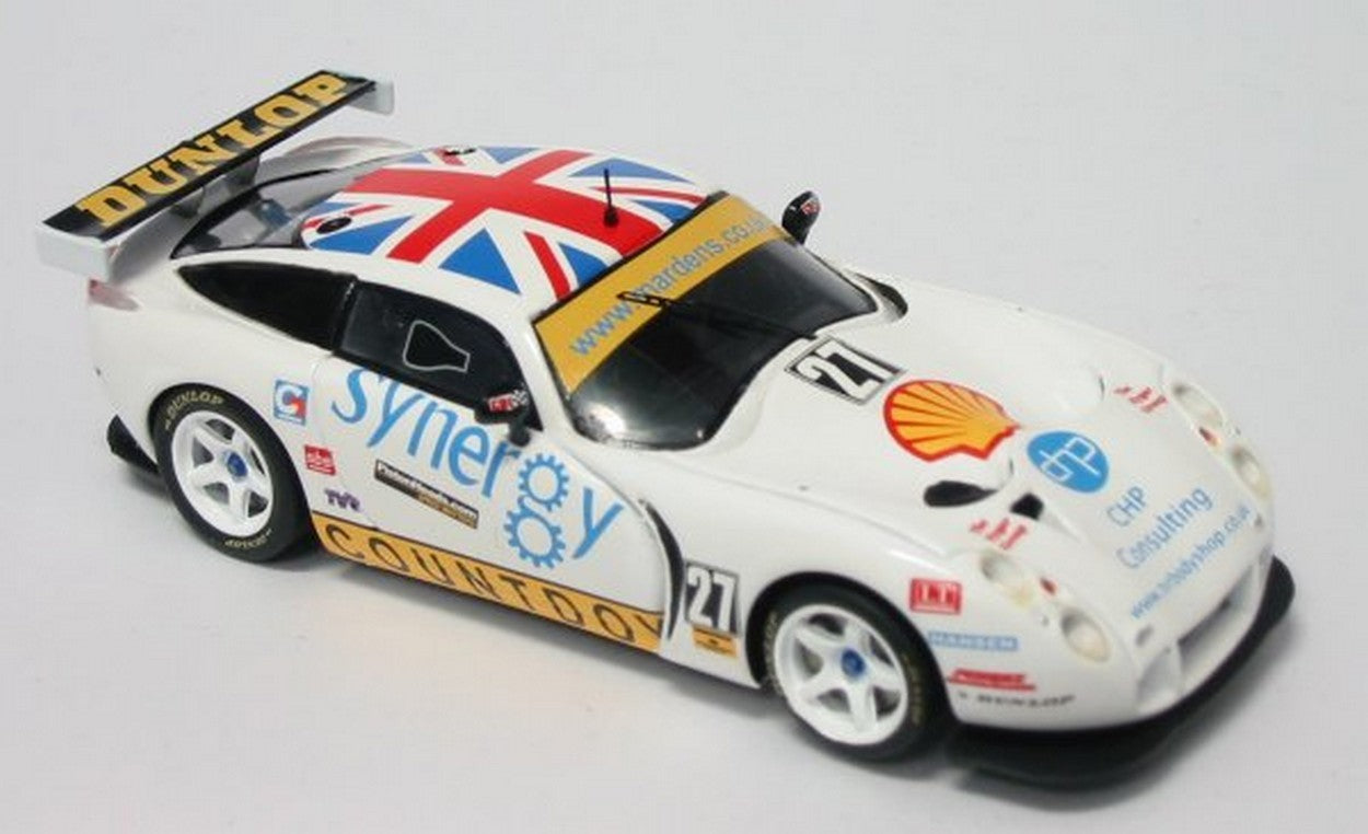 MODELE REDUIT COMPATIBLE AVEC TVR T 400 R N.27 BRITISH GT 03 1:43 SPARK MODEL SCTR04