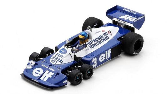 SCALE MODEL COMPATIBLE WITH TYRRELL P34 RONNIE PETERSON 1977 N.3 GERMAN GP 1:18 SPARK MODEL 18S572