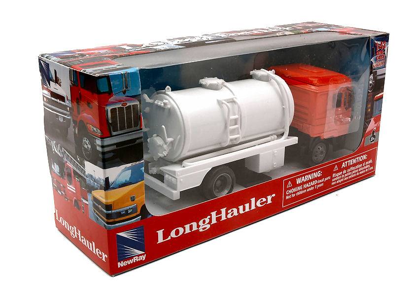 MODELE REDUIT COMPATIBLE AVEC CAMION UTILITAIRE TANK TRUCK ORANGE CAB 1:43 NEW RAY NY15493E
