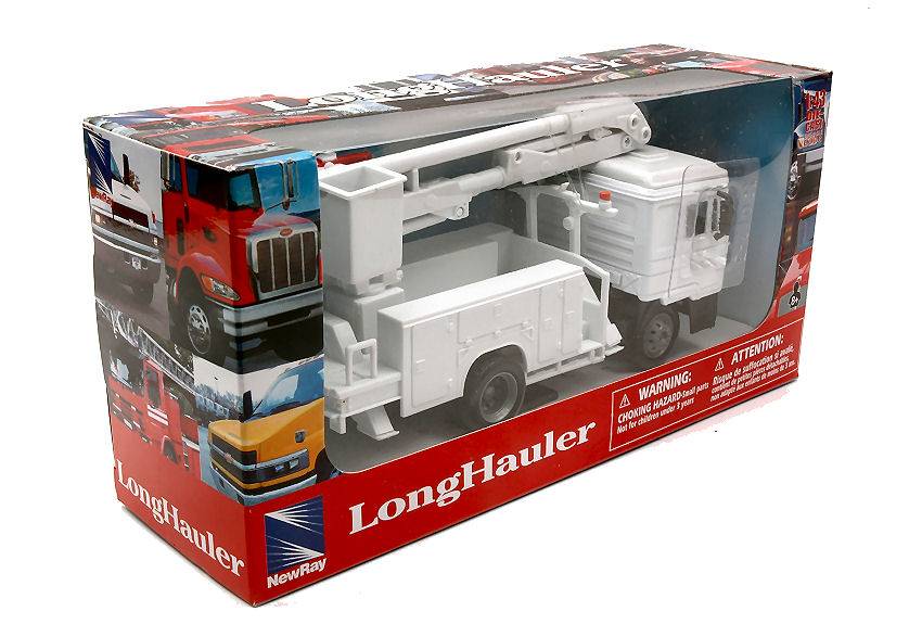 MODÈLE RÉDUIT COMPATIBLE AVEC CAMION UTILITAIRE AVEC PANIER EXTENSIBLE CABINE BLANCHE 1:43 NEW RAY NY15493H