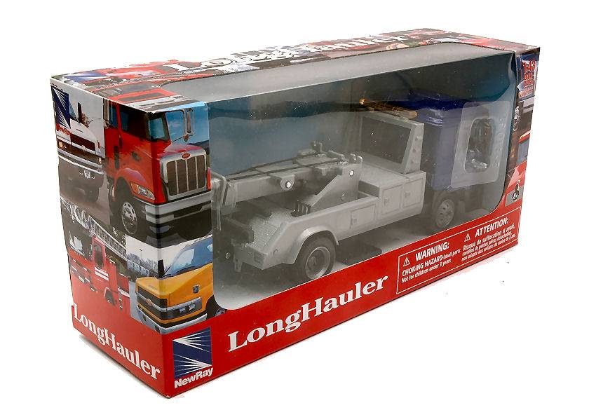 MODELLINO IN SCALA COMPATIBILE CON UTILITY TRUCK SOCCORSO STRADALE CABINA BLU 1:43 NEW RAY NY15493G