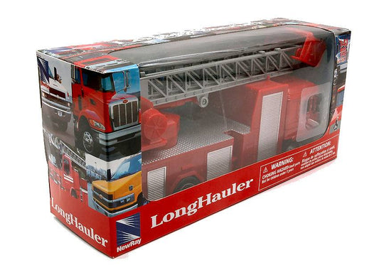 MODÈLE RÉDUIT COMPATIBLE AVEC CAMION UTILITAIRE POMPIERS AVEC ÉCHELLE AUTO 1:43 NEW RAY NY15493B