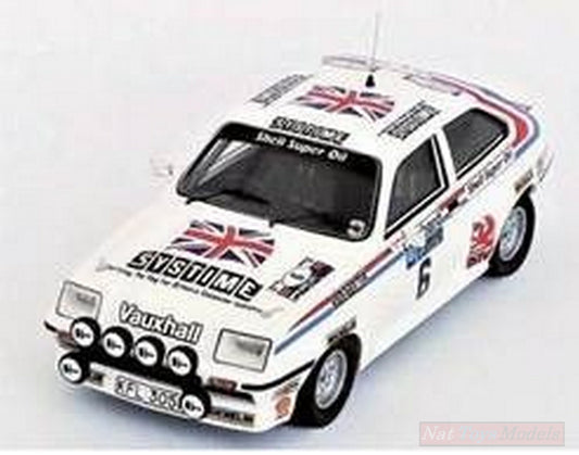 SCALE MODEL COMPATIBLE WITH VAUXHALL CHEVETTE HSR N.6 RAC RALLY 1981 POND-NICHOLSON 1:43 TROFEU TFRRUK35
