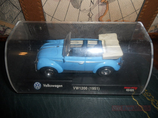 modellino editoria Volkswagen 1200  1951 Light Blue Azzurra 48489 1:43 NEWRAY