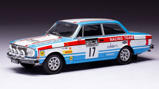 MODELE REDUIT COMPATIBLE AVEC VOLVO 142 N.17 RAC RALLYE 1972 ALEN/AHO 1:43 IXO MODEL RAC426
